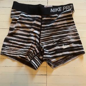 Patterned Nike Pro spandex